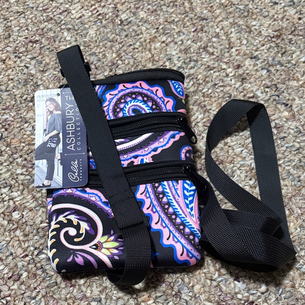 Cala Ashbury Collection Paisley Crossbody Bag